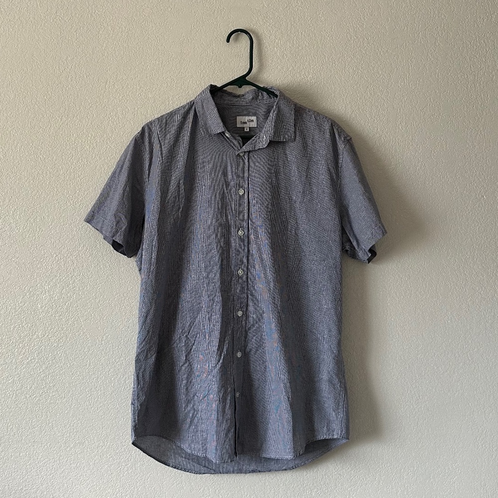 NWOT Frank & Oak Short Sleeve Button Up - Men's L